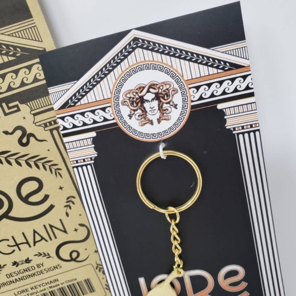 Fairyloot Lore Alexandra Bracken Bind Your Fate To Mine Keychain NEW - Picture 4 of 5